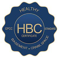 Healthy basement certification seal