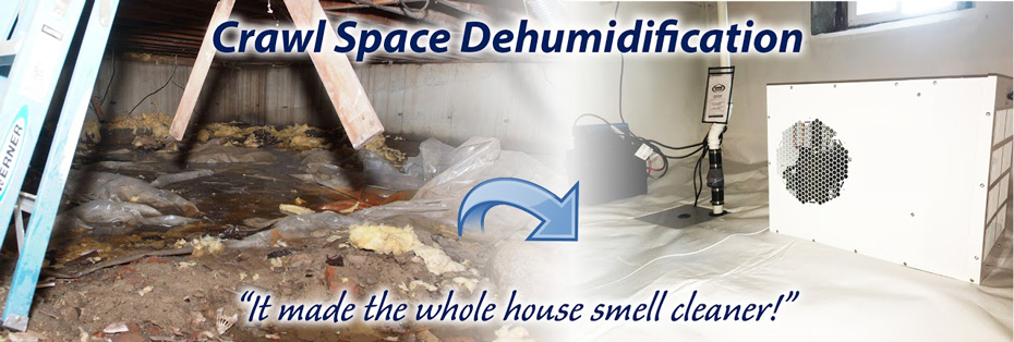 Crawl Space Dehumidification in Lilburn GA