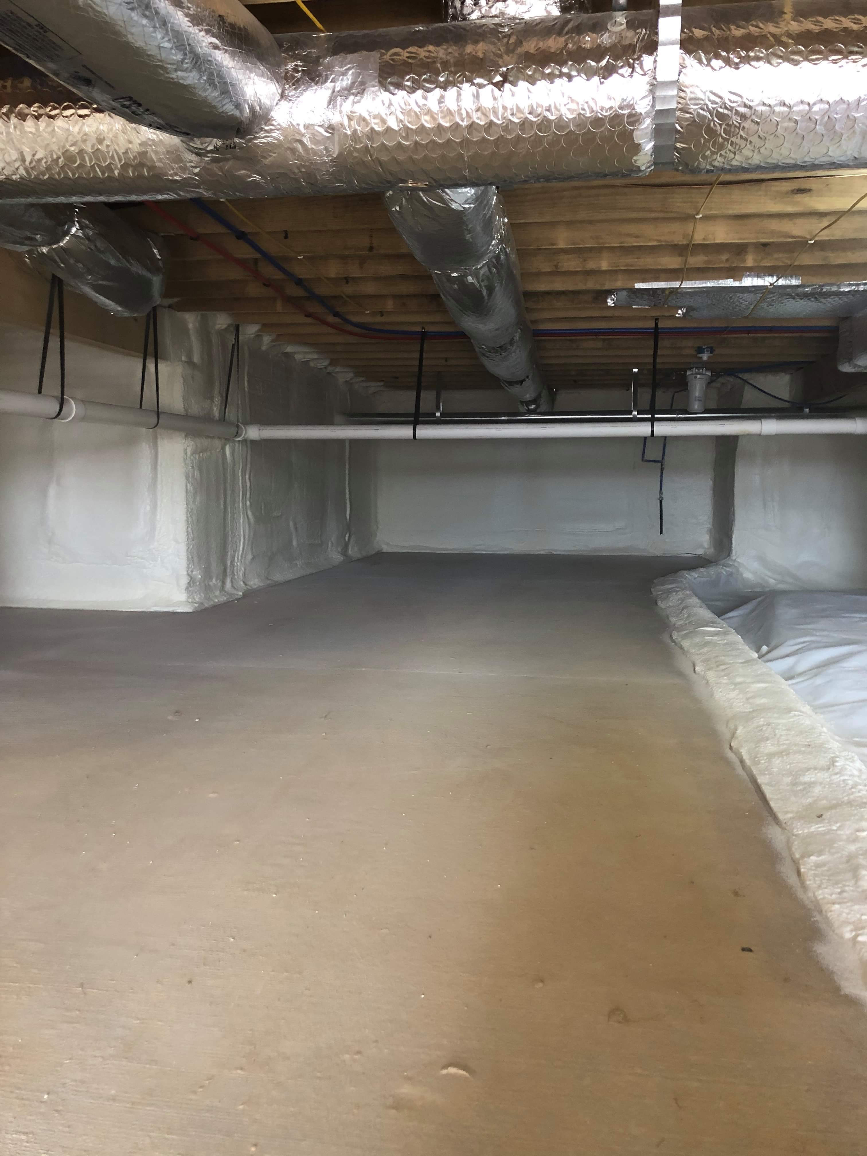 Large Crawl Space Insulation Job in Ashland, KY